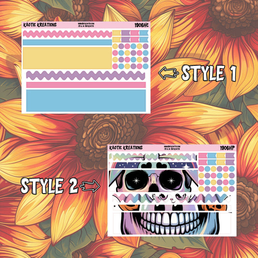 Holo Halloween Washi Planner Stickers