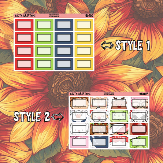 Warm Wishes Half Box Planner Stickers