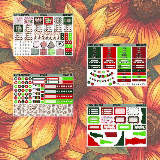 Tree Cakes Hobo Weeks Weekly Sticker Kit