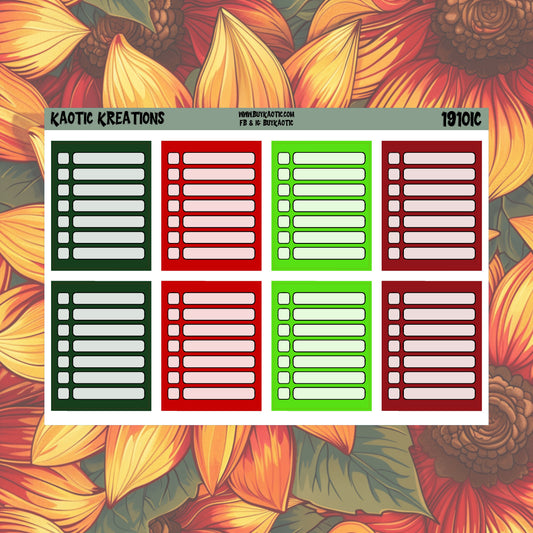 Tree Cakes Full Box Planner Stickers