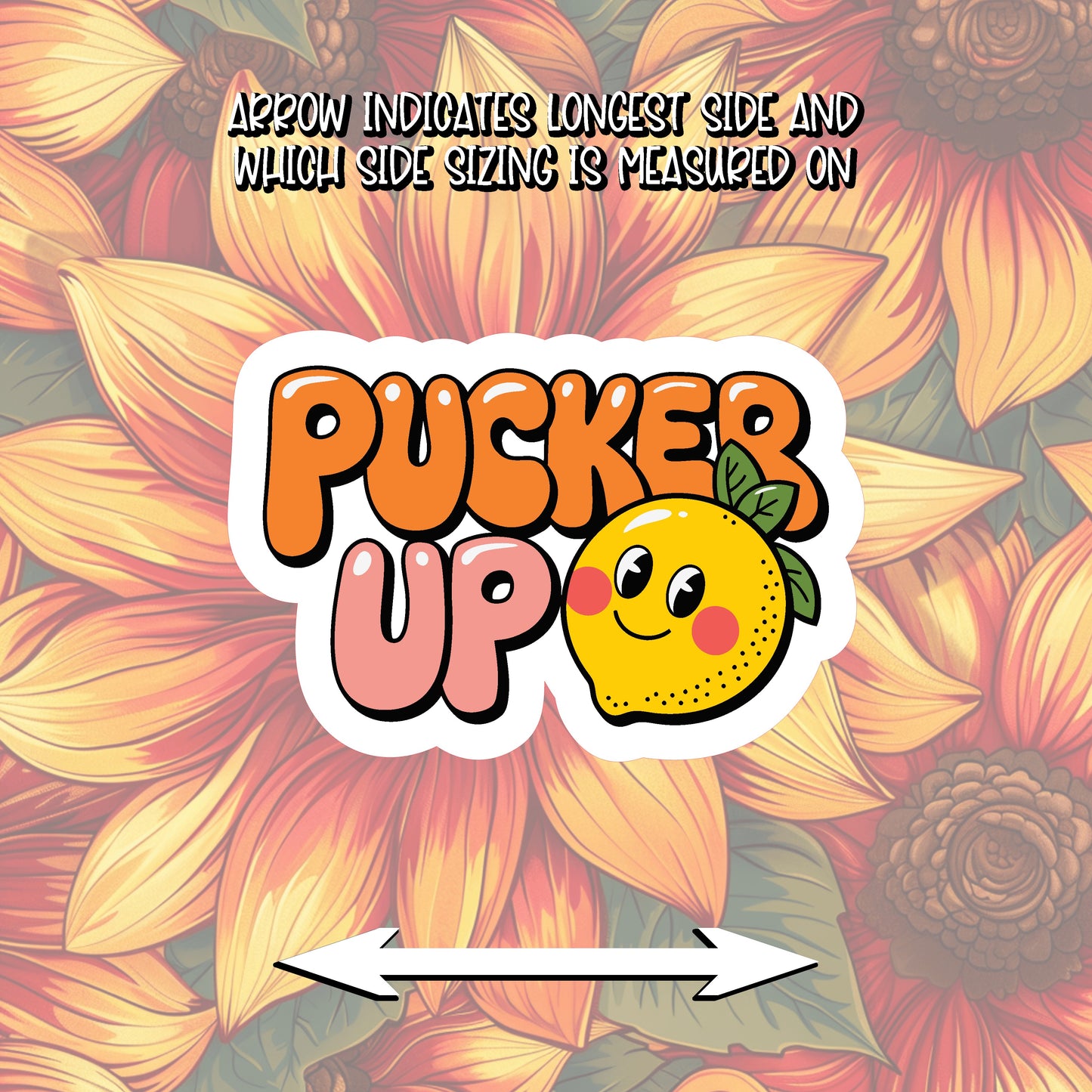 Pucker UP Sticker