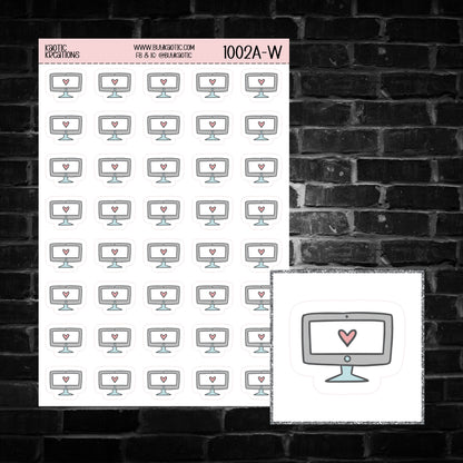 Computer Icon Sticker Sheet