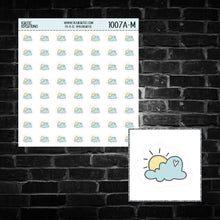 Load image into Gallery viewer, Cloudy Day Icon Sticker Sheet