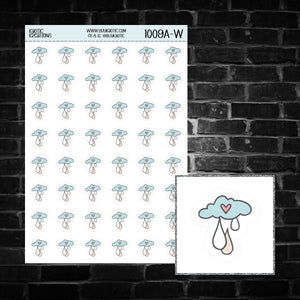 Rainy Day Icon Sticker Sheet