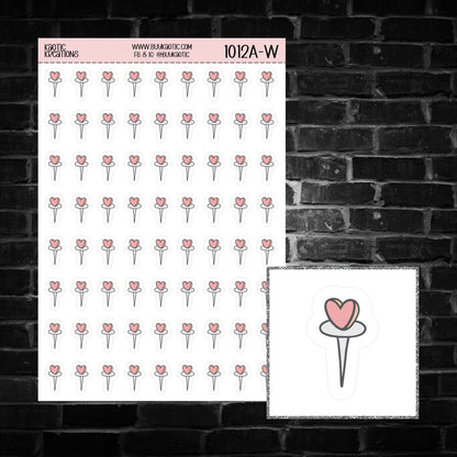 Thumbtack Icon Sticker Sheet