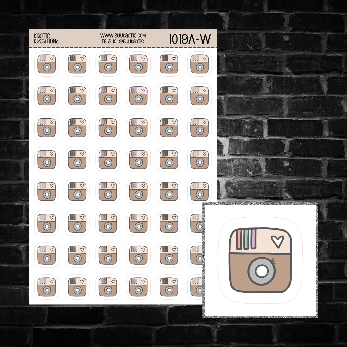 Gram Icon Sticker Sheet