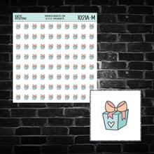 Load image into Gallery viewer, Gift Box Icon Sticker Sheet