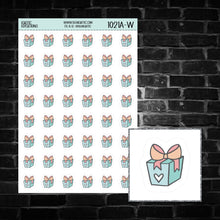 Load image into Gallery viewer, Gift Box Icon Sticker Sheet