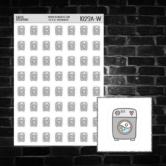 Washing Machine Icon Sticker Sheet