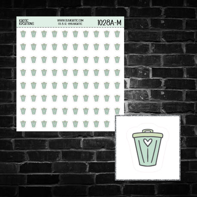 Trash Can Sticker Sheet