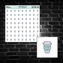 Load image into Gallery viewer, Coffee Cup Sticker Sheet