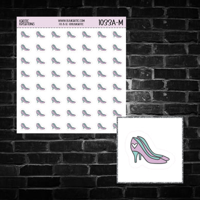 Heels Icon Sticker Sheet