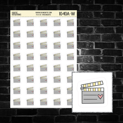 Show Time Icon Sticker Sheet