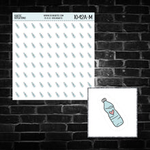 Load image into Gallery viewer, Water Bottle Icon Sticker Sheet