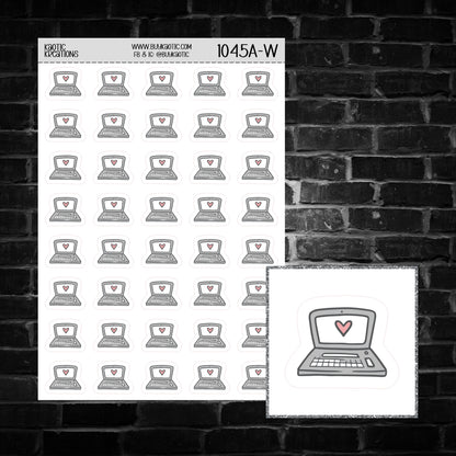 Laptop Icon Sticker Sheet