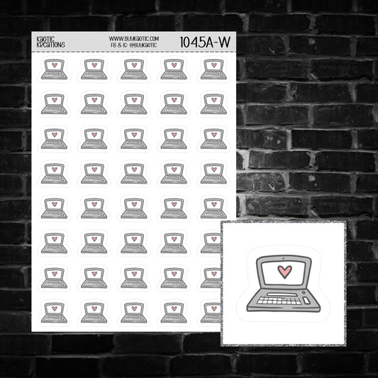 Laptop Icon Sticker Sheet