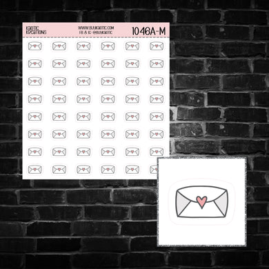 Envelope Icon Sticker Sheet