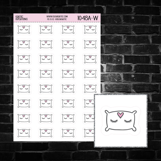 Pillow Icon Sticker Sheet