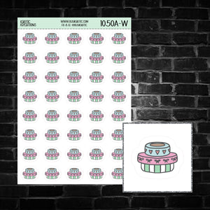 Washi Tape Icon Sticker Sheet