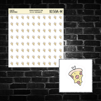 Pizza Icon Sticker Sheet