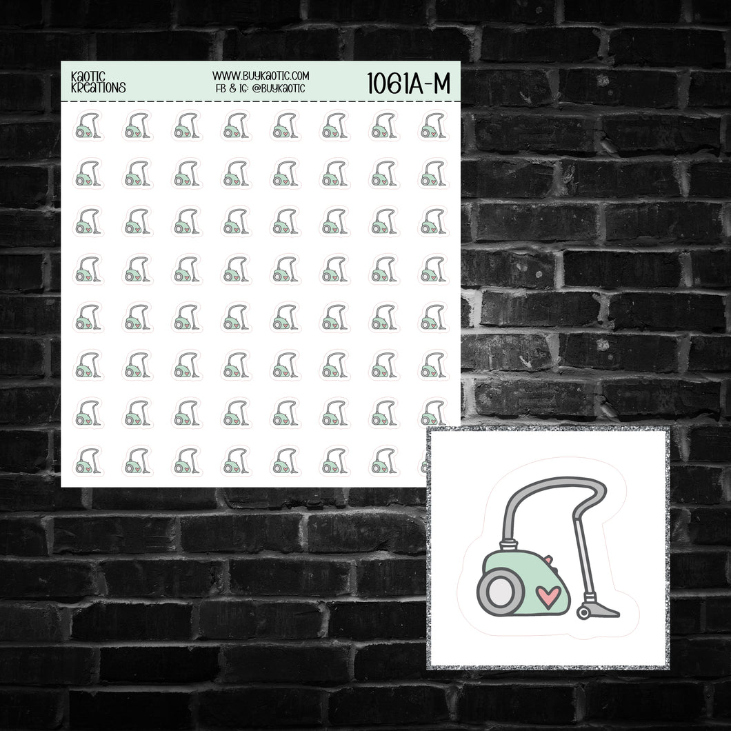 Vacuum Icon Sticker Sheet