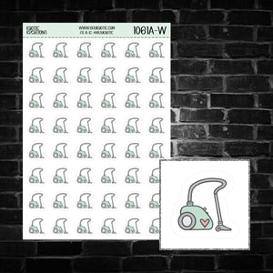 Vacuum Icon Sticker Sheet