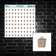 Load image into Gallery viewer, Shopping Bag Icon Sticker Sheet