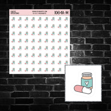 Load image into Gallery viewer, Medicine Icon Sticker Sheet