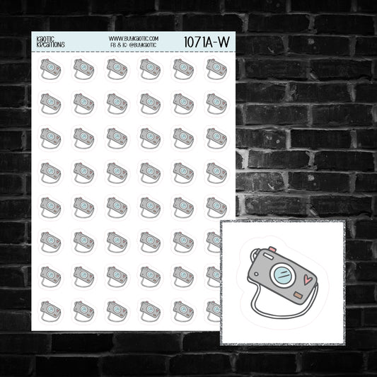 Camera Icon Sticker Sheet