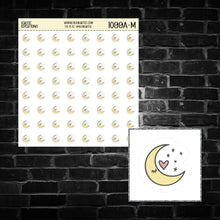 Load image into Gallery viewer, Moon Icon Sticker Sheet