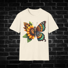 Load image into Gallery viewer, Butterfly Sunflower T-Shirt