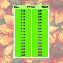 Load image into Gallery viewer, Hazmat Team Monthly Header Stickers