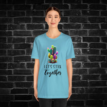 Load image into Gallery viewer, Let&#39;s Stick Together Cactus Tee