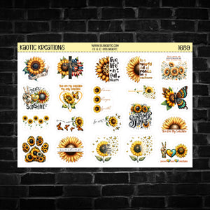 Sunflowers Sticker Sheet