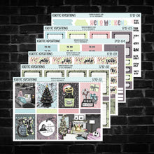 Load image into Gallery viewer, Merry Creepings Vertical Weekly Sticker Kit