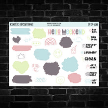 Load image into Gallery viewer, Merry Creepings Vertical Weekly Sticker Kit