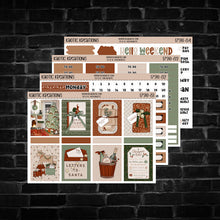 Load image into Gallery viewer, Happy Holidays  HP Micro Weekly Sticker Kit