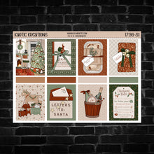 Load image into Gallery viewer, Happy Holidays  HP Micro Weekly Sticker Kit