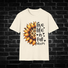 Load image into Gallery viewer, Sunflower T-Shirt - Live Life in Full Bloom