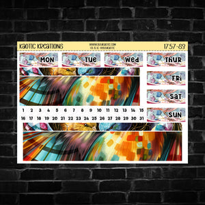 Birdies Vertical Lite Weekly Sticker Kit