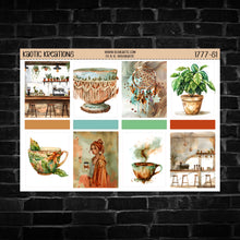 Load image into Gallery viewer, Morning Coffee Vertical Weekly Sticker Kit