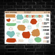 Load image into Gallery viewer, Morning Coffee Vertical Weekly Sticker Kit