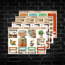 Load image into Gallery viewer, Morning Coffee Vertical Lite Weekly Sticker Kit