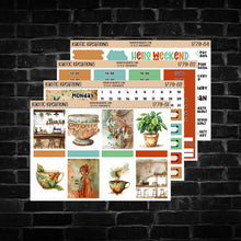 Load image into Gallery viewer, Morning Coffee HP Micro Weekly Sticker Kit