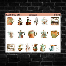 Load image into Gallery viewer, Morning Coffee Deco Stickers