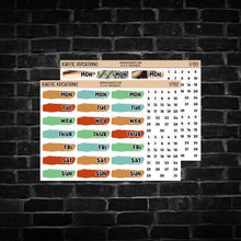 Load image into Gallery viewer, Morning Coffee Day Cover Planner Stickers