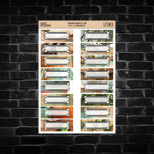 Load image into Gallery viewer, Morning Coffee Quarter Box Planner Stickers