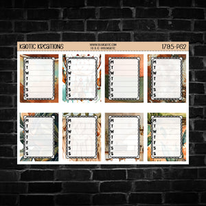 Morning Coffee Full Box Tracker Planner Stickers