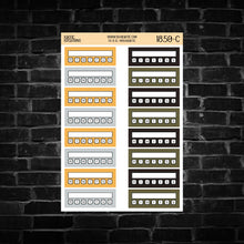 Load image into Gallery viewer, Spring Vibes Quarter Box Tracker Planner Stickers