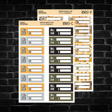 Load image into Gallery viewer, Spring Vibes Bill Due Planner Stickers